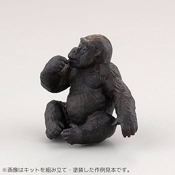 Amazon | 海洋堂 ART PLA 飼育員と仔ゴリラセット 1/35スケール 未塗装